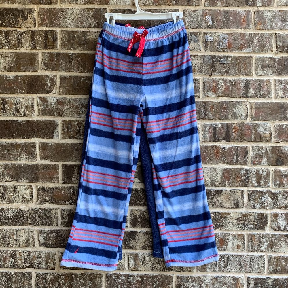 Nautica Girl's 2-Pack Plush Lounge Pants Navy/Blue